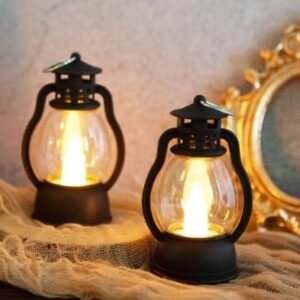 Set of 2 Diwali Hanging Lantern Lamp/Led Light Candle Lanterns Lamp