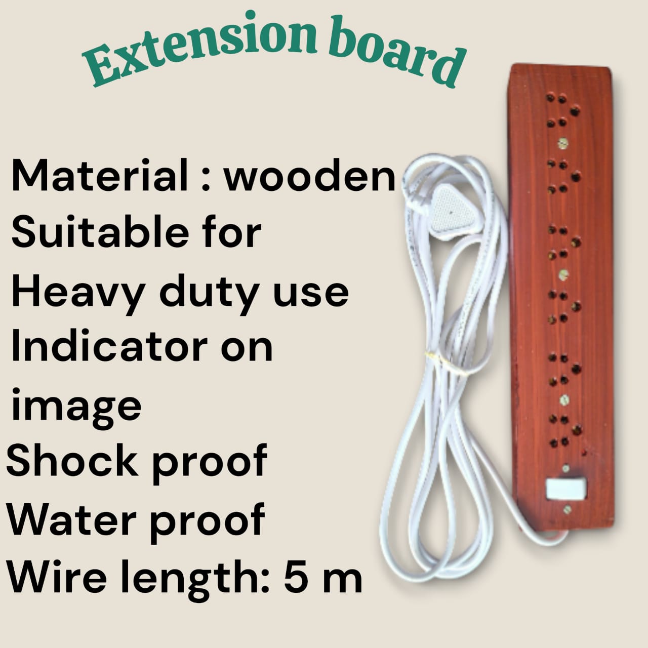 Wooden Casting Extension Board